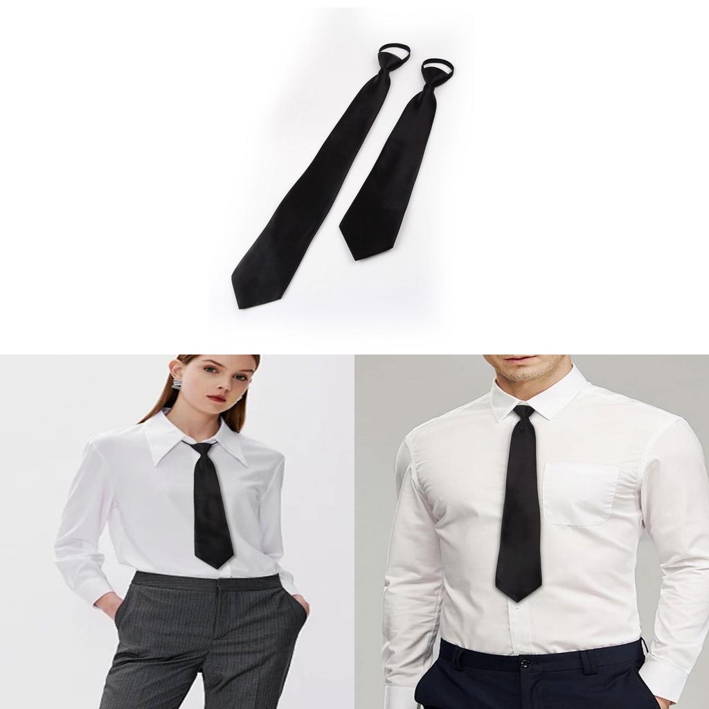 Childrens Polyester Arrow Style Tie With Zipper For Casual School Attire
