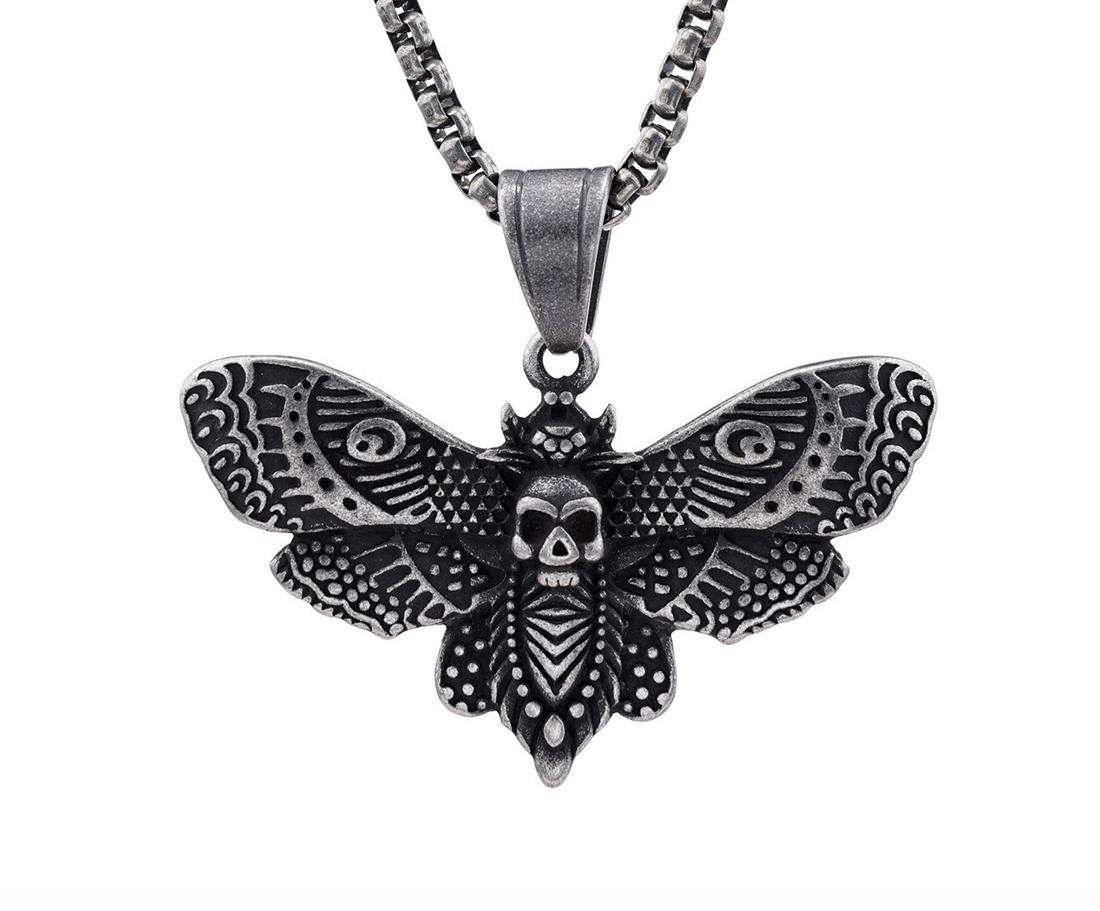 Personalized Animal Butterfly Shape Retro Domineering Pendant, Domineering Fashion Jewelry