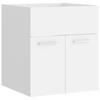 Bathroom Furniture Set White Particleboard