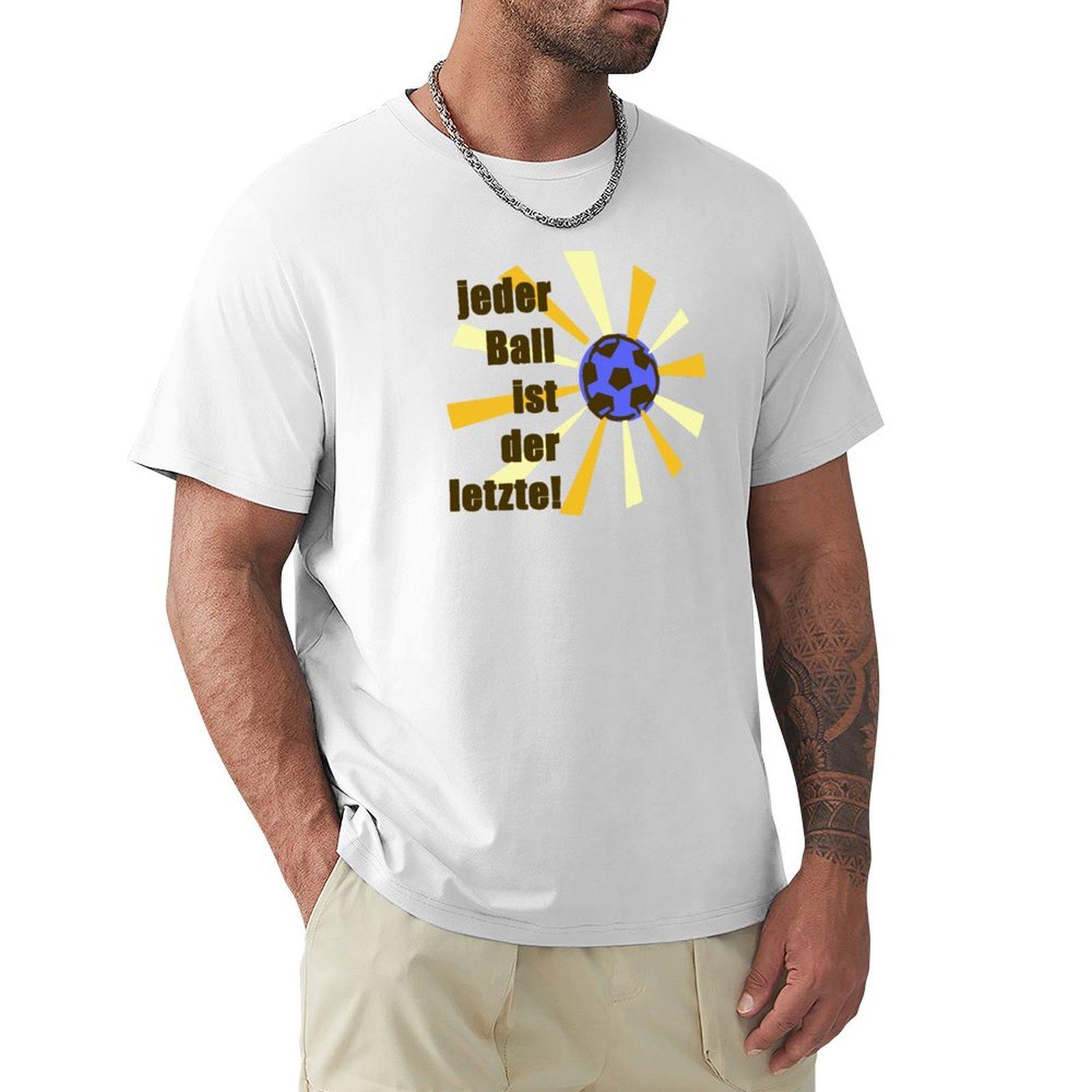 jeder Ball ist der letzte TShirt boys animal print oversized graphic tee Mens clothing S