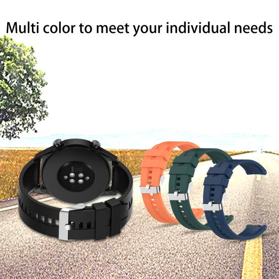22mm Soft Silicone Strap Band Wristband Comfortable Watch for Huawei GT2 Pro/GT 2e/GT/GT2