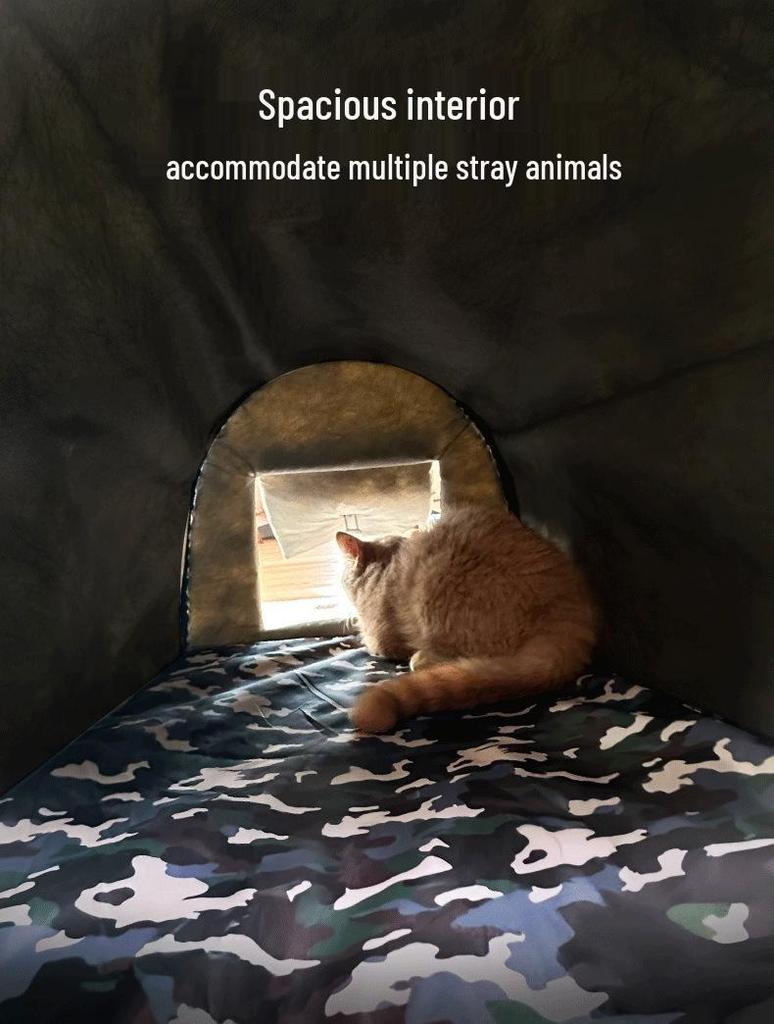 Fully Enclosed Waterproof Pet Nest for Dogs & Cats - Autumn/Winter