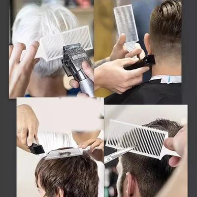 3 STK Haarkämme Blending Trimmen Für Fades Styling Bogen Flach Utility Positionierung Friseur Fade Kämme Haarschneidewerkzeug Für Mann