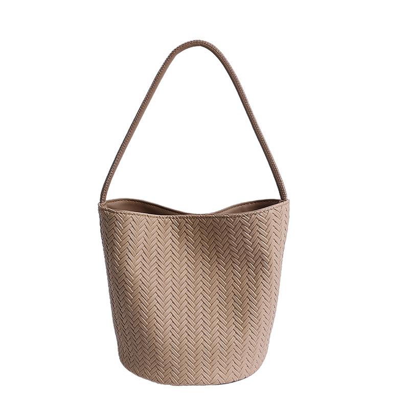Large Capacity Woven Bag Fashion Handbag New Shoulder Bag Armpit Bag