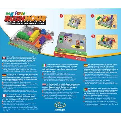 Rush Hour My First - Ravensburger - Casse-tête Think Fun - 30 défis 3 niveaux - Dès 3 ans - Français inclus