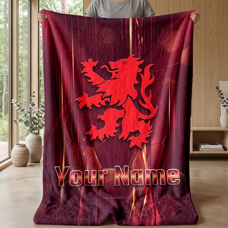 Middlesbrough FC Benutzerdefinierter Name Text Flanelldecke Fußball Logo Personalisierte Fleece-Wurfdecke Besonderes Geschenk für Sofa Schlafzimmer Zuhause