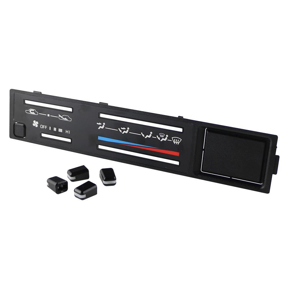 

Панель кондиционера для Toyota 4Runner 1988 1987 1986 1985 1984 Пикап Воздушный отопитель Климат-контроль Накладка с 4 ручками OE:55519-89143 чёрный