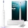 Sonicare 6500 Electric Toothbrush Plus Brush Stand and Travel Case White [2025 Model] (Premium Clean/Gentle Heads/Charger Included) HX7410/10