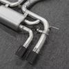 Stainless Steel Cat-back Exhaust System for BMW X6M 14-19 4.4T with Valve Modification