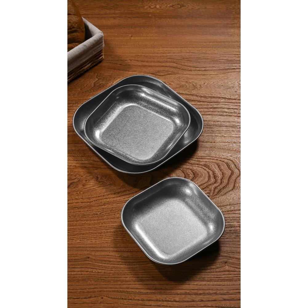 Plate For Fries And Chicken Tableware Fries Serving Tray 304 Stainless Plate Multiple Sizes Available Commercial Grade