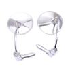7/8" Universal Chrome Round Motorcycle Bar End Mirrors For Honda Kasasaki Triumph Yamaha Rearview Mirrors