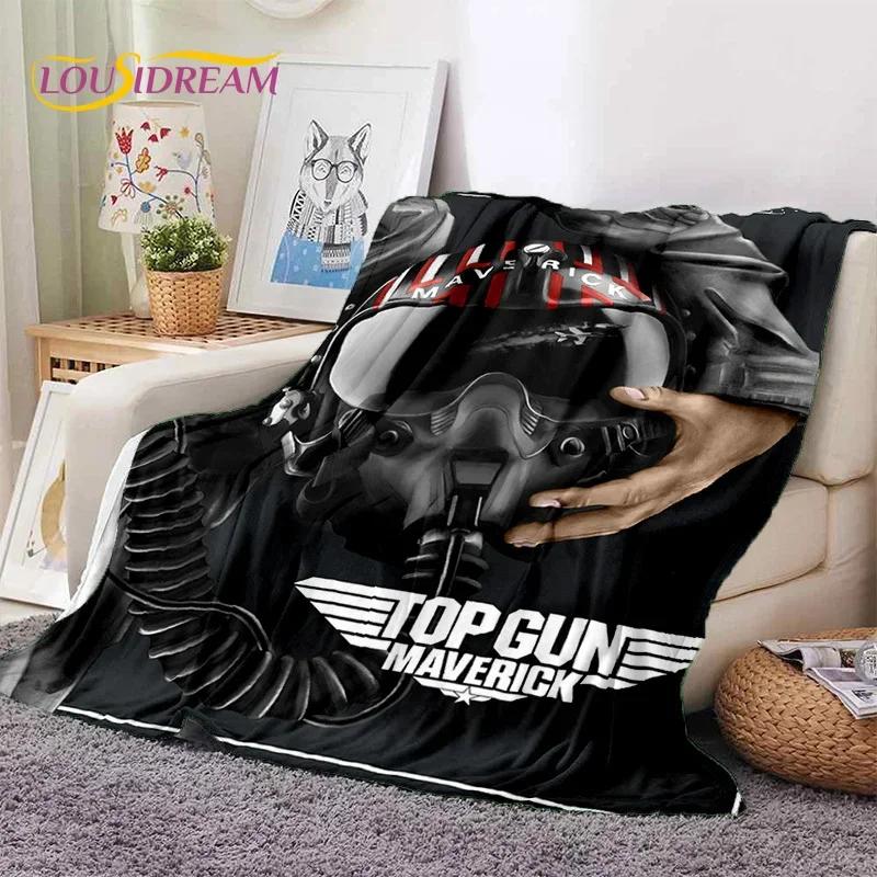 Top Gun Schild Tom Cruise Kampfjet Weiche Flanelldecken, Überwurfdecke Bequeme Decke für Picknick Betten Sofa Haus Schlafzimmer Geschenke