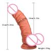 Female Liquid Silicone Dildo Manual Masturbator  Suction Cup Soft Artificial Penis Large Anal Plug Adult Sexual Product