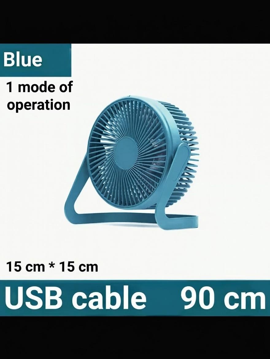 

Мини-портативный USB настольный вентилятор | Тихий настольный вентилятор Сильный поток воздуха до 4 м² | Защитная решетка для дома, офиса, Подарок на 8 Марта жёлтый