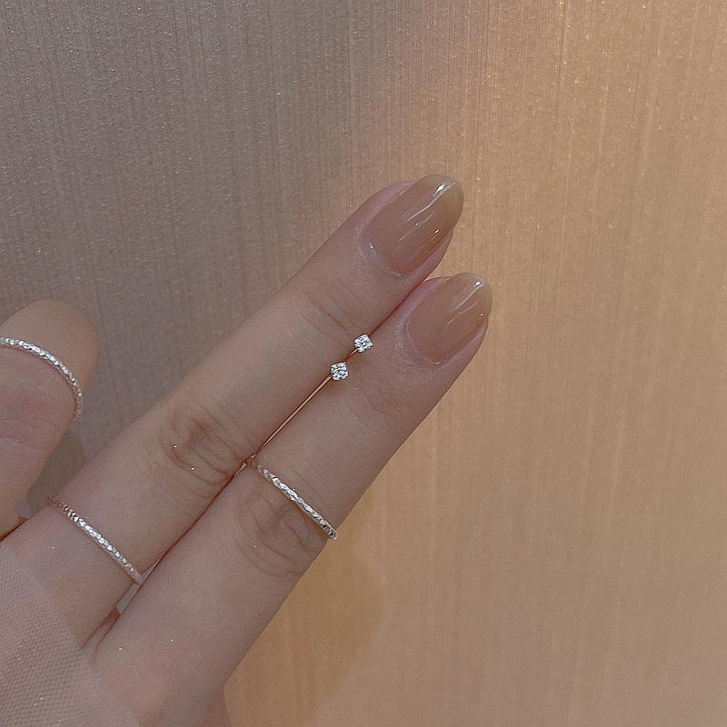 Multiple Style Earrings For Women Mini Zircon Candy Sweet Stud Ear Girls Flower Hypoallergenic Piercing Jewelry Fashion Gifts