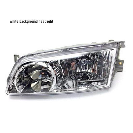 Compatible Headlight Assembly for JAC Refine Business Car - Black/White Base with Corner Light