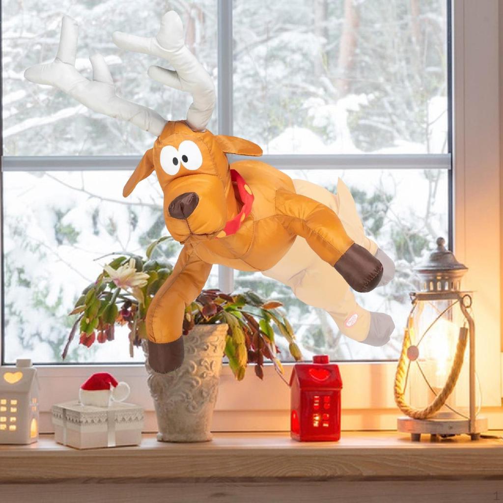 Christmas Window Decoration Ornament Decor Props for House Doors Holiday Office Bar