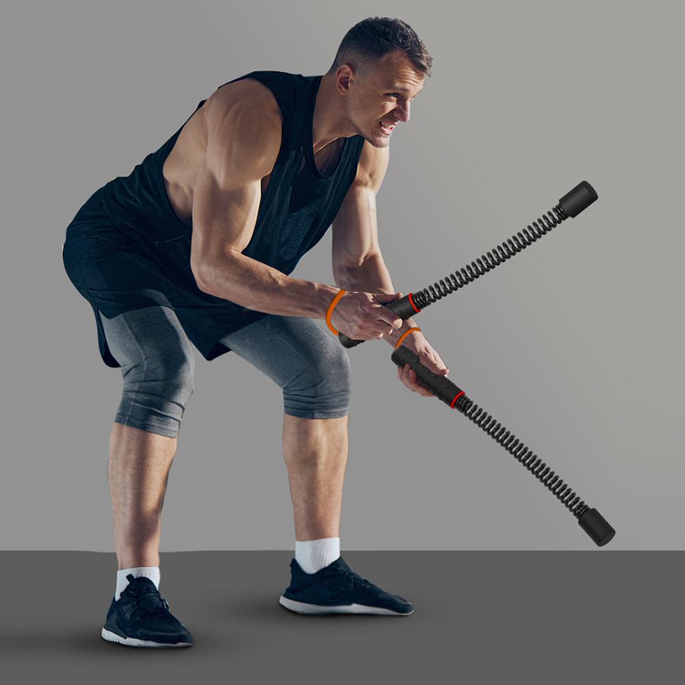 2Pcs Hand Gripper Ergonomic Physical Throwing Rope Biceps Triceps Strengthener Spring Arm Strength Expander for Workout