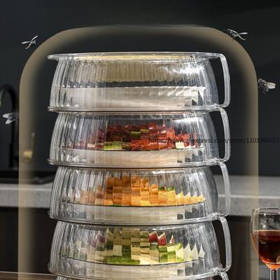 Insulated Food Cover for Home Kitchen Multi-layer Food Storage Rack Dust-proof Table Cover for Leftovers