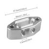 1 Set New Car Oil Feed Line Adapter Plate 1/8" NPT Port Aluminum Alloy For LS