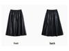 Women's Spring A-line Elastic Waist Casual Half Skirt - Slimming, Versatile, and Flaw-Hiding for Commute Wear