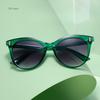Fashion Oversized Cat Eye Female Sunglasses Retro Leopard Shades UV 400 Protection Male Trending Oval Sun Spectacles Gafas De Sol Mujer