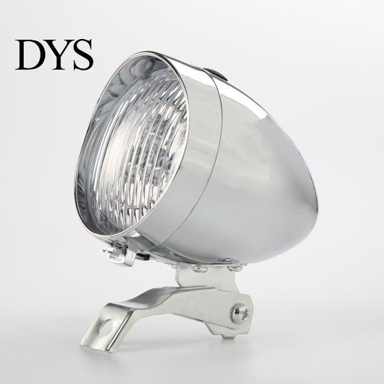 3 LED 2Modes Bicycle Bike Front Light Lamp Headlight Vintage Flashlight Headlamp