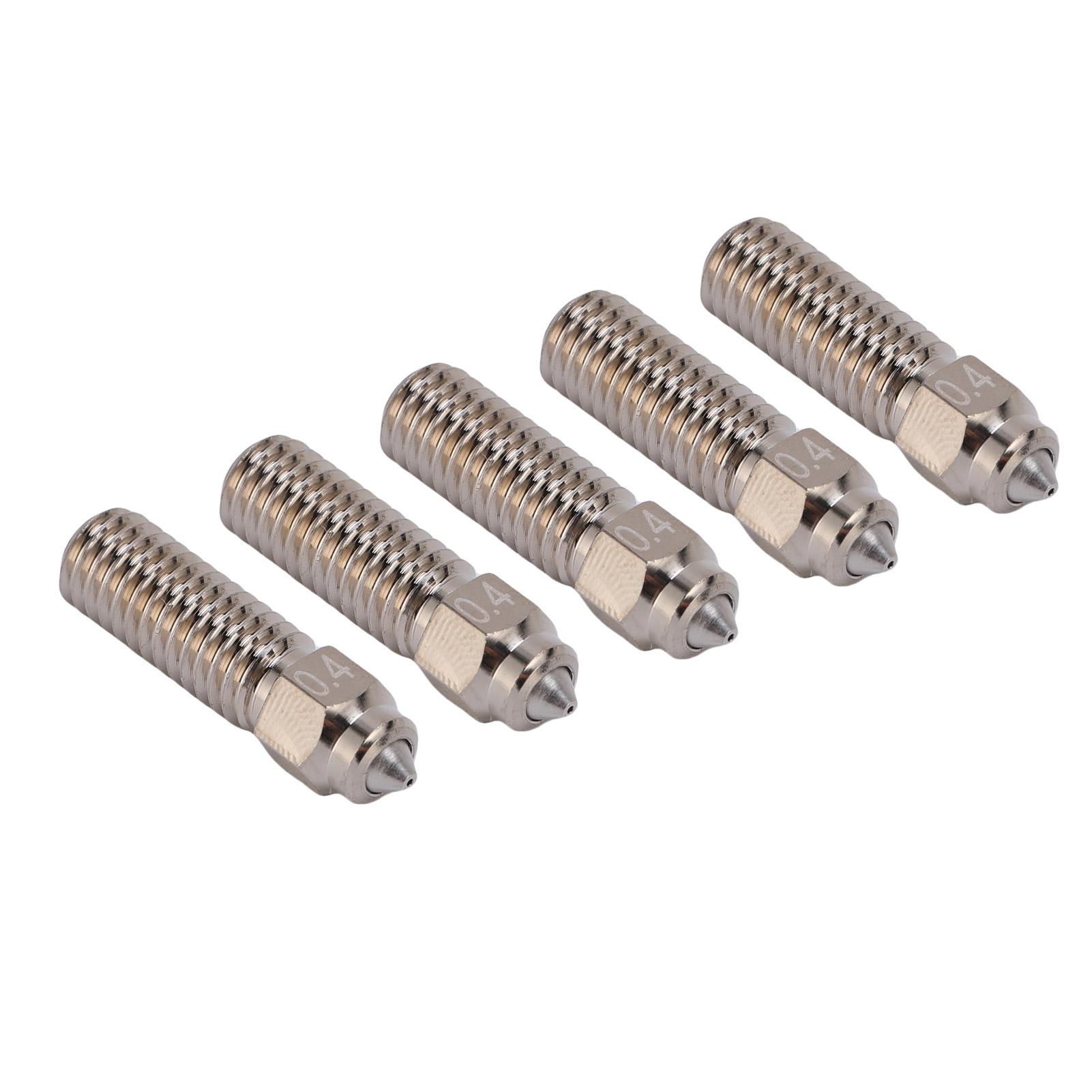 

5 шт. Биметаллические сопла для 3D-принтера MY Замена для Creality K1 K1 MAX CuCrZr Закаленная сталь Поддержка