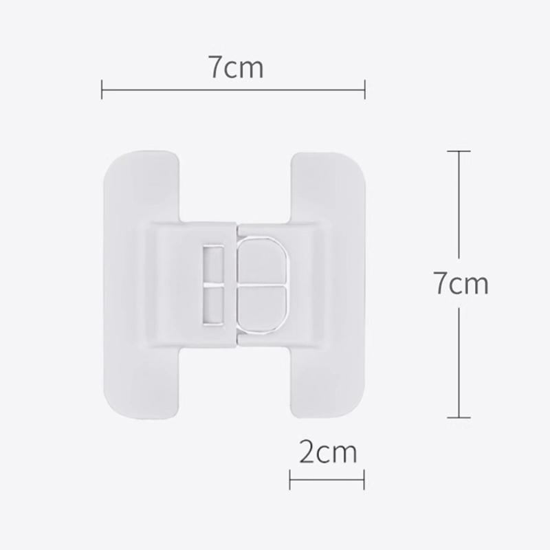 General Baby Door Safety Locks Anti-Opening Cabinet Open Glass Cabinet Safety Lock Anti-Clip Hand Door Lock Fixing Clips