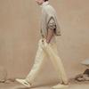 Fear of God Essentials Elastic Waist Sweatpants With Logo Patch FW22 Men Bottoms Eggshell-White FOG-FW22-888