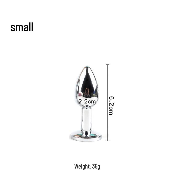 Round Metal Butt Plug: Wearable Anal Dilator for Discreet Flirting and Fun