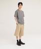 Akesi Crude Pig-Dyed Crop Short Sleeve Tee_Vintage Grey