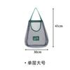 New Reusable Kitchen Hanging Mesh Bag Wall Mounted Polyester Fruit Vegetable Storage Net Bag Large Capacity Net Pocket