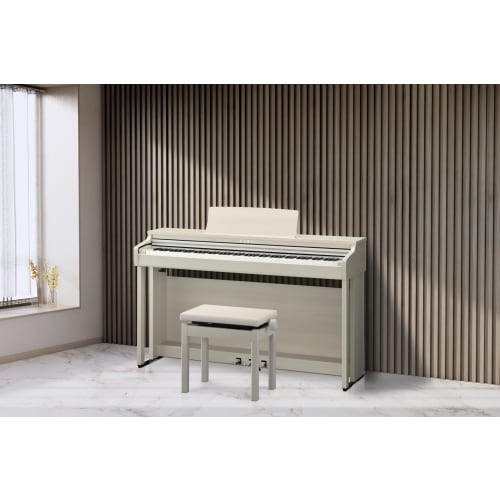 Kawai CX302A Lomiy Digital Piano, Ideal for Beginners, 88 Keys, Grand Emotional Action Standard, Ivory-Like White Keys, White Maple-Like Keys