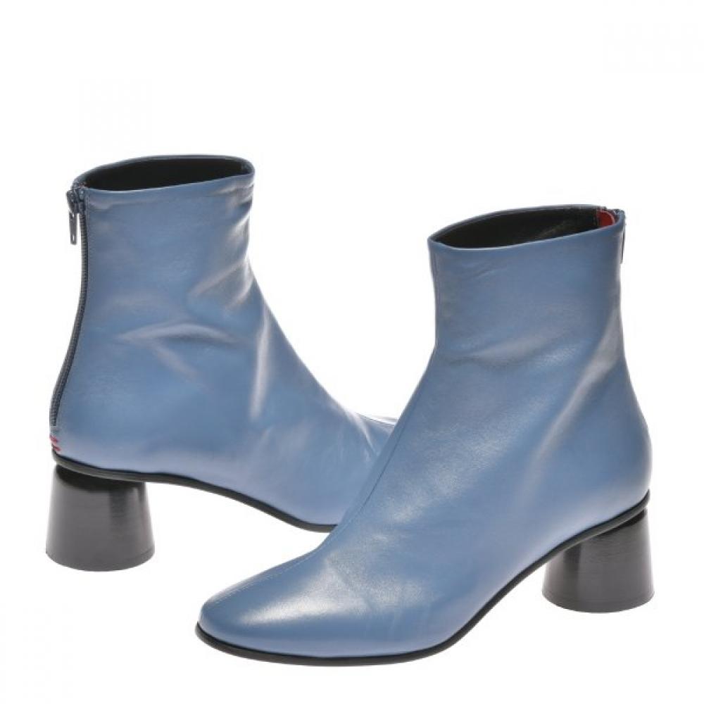 Halmanera Riccio Anna נשים S מינימלי עור כבש מגפוני קרסול hS23hal001bl