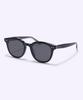 Alloaiweeo [Silverbite] Sbs1604 0920G Flat Bar Soft Square Black Sunglasses