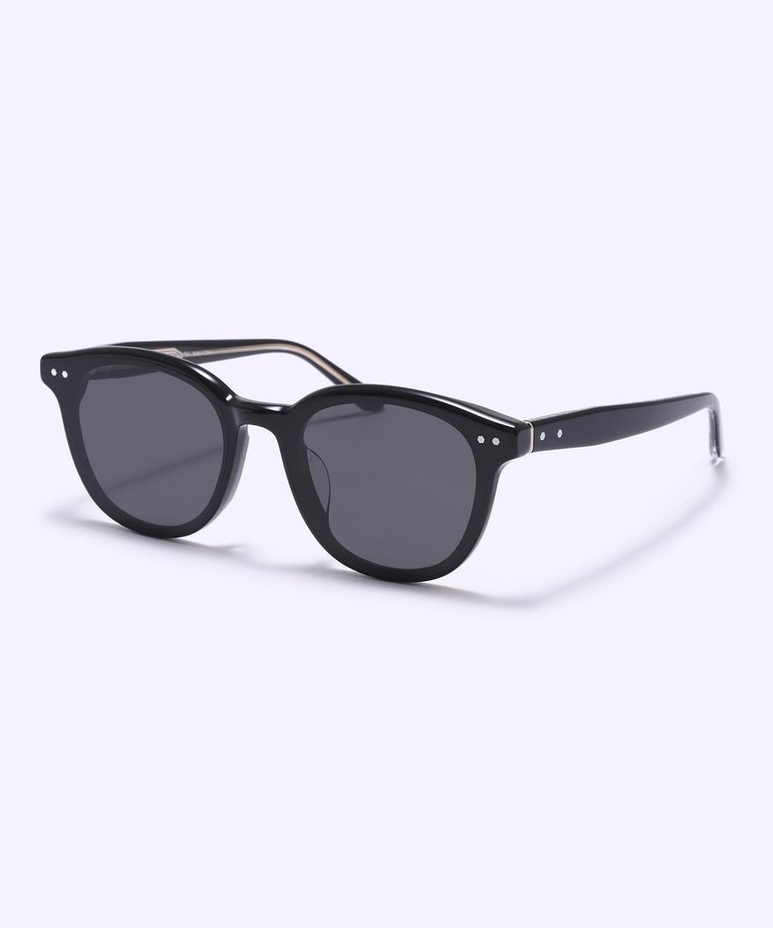 Alloaiweeo [Silverbite] Sbs1604 0920G Flat Bar Soft Square Black Sunglasses