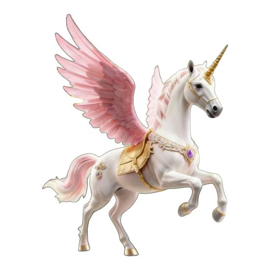 Pferd Ornament Acryl 2D Flach Realistisch Fliegendes Pferd Weihnachtsbaum Anhänger mit Funkelndem Strassstein Zuhause