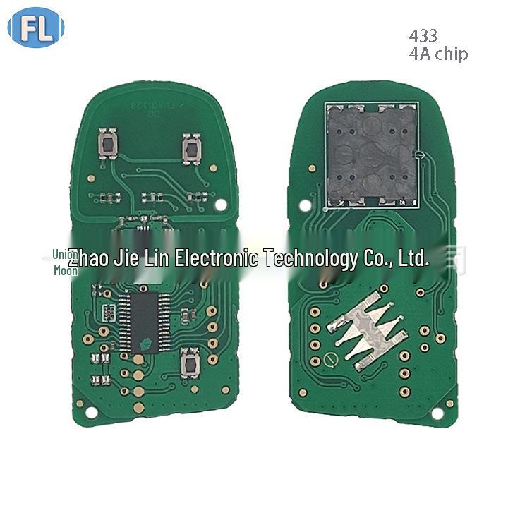 Kompatibel mit Jeep Compass Smart Card, 2+1 Tasten, 433MHz 4A Chip