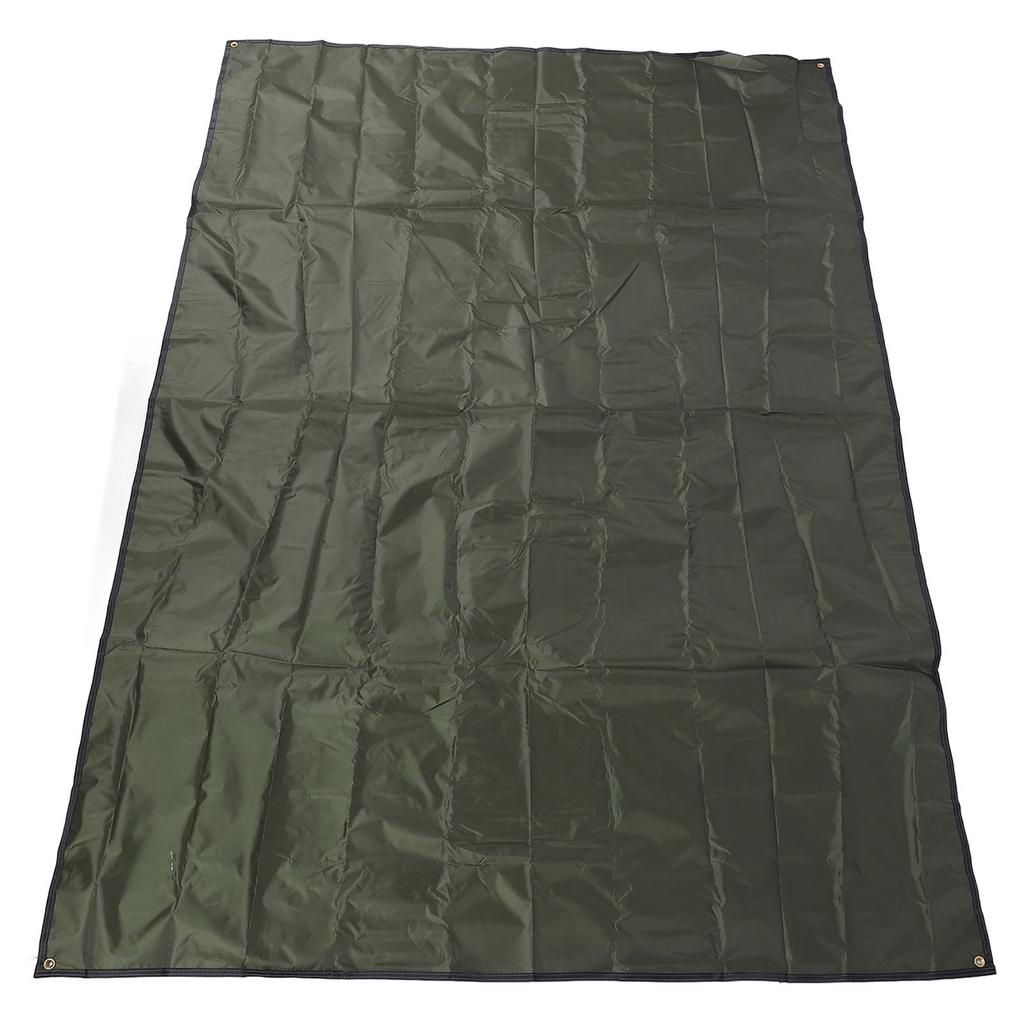 S Size Camping Tent Footprint Canopy Water Proof Camping Tarp Wear Proof Oxford Cloth Picnic Mat for Outdoor OD Green