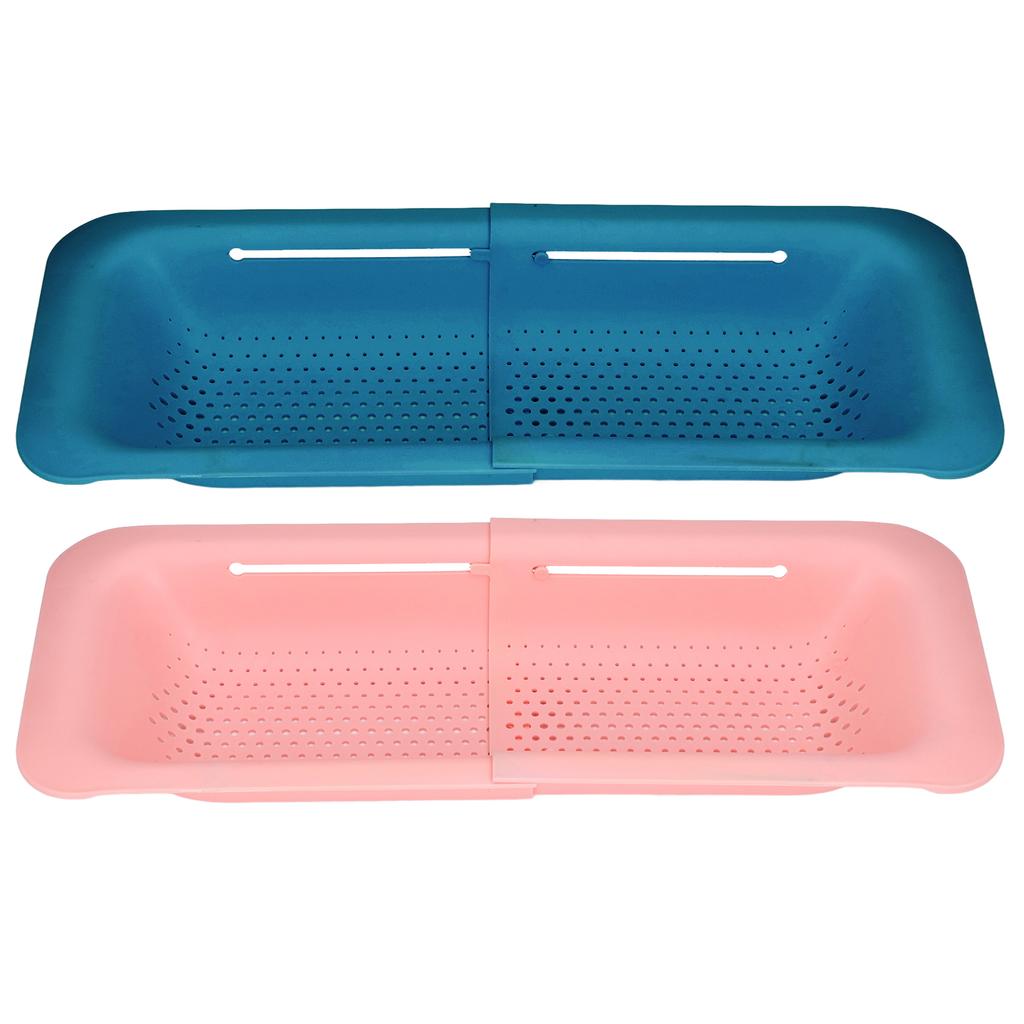 Siebkorb ABS-Material Teleskopisch Flexibles Hohlboden-Design Abtropfsieb Küchenzubehör