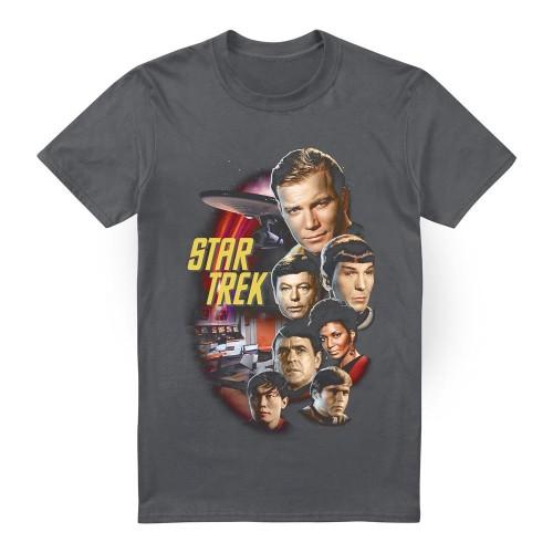 Star Trek Mens Classic Crew T-Shirt
