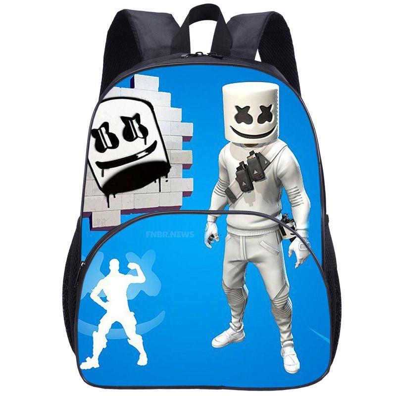 Trendy Dj Marshmello Kids Backpack With High Capacity And Breathable Design