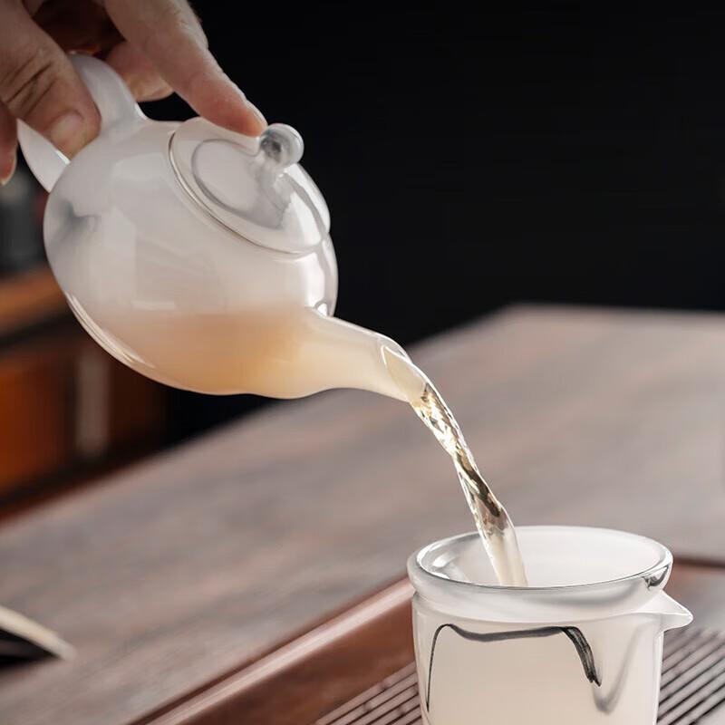 Ink-Scented Glazed 8-Piece Kung Fu Tea Set