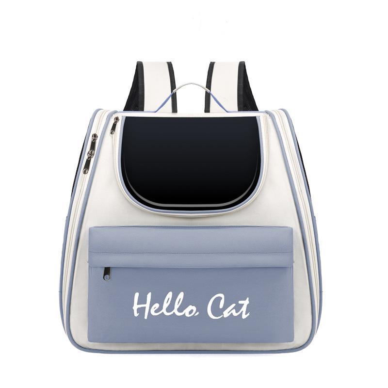 

Новая уличная сумка-переноска для кошек, дышащая и портативная, сумка для кошек и собак с двумя плечевыми ремнями, легкая сумка-переноска большой вместимости