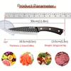 3PCS Stainless Steel Kitchen Chef Knife Hand Forged Boning Knife Cutters Pocket Knife Slicing Cooking Mini Knife Multipurpose Knife