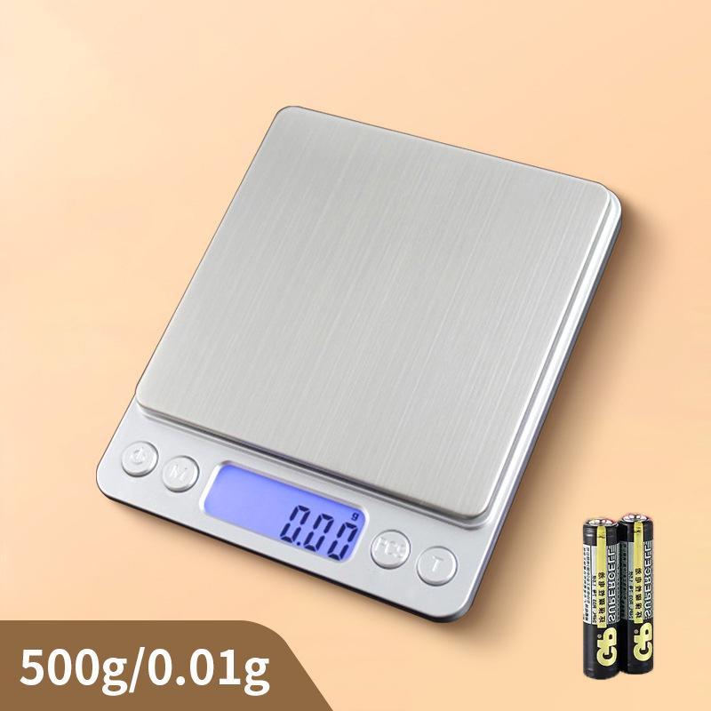 Kitchen Electronic Scale Baking Scale 0.01g Stainless Steel Electronic Scale Household Small Kitchen Scale