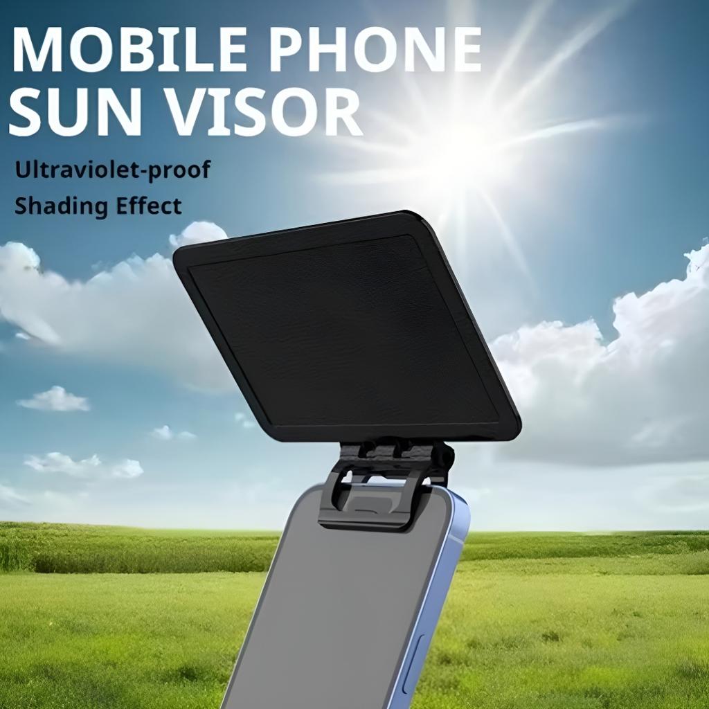 [Parasole Portatile per Telefono] Parasole Portatile Multi-Angolo per Telefono, Parasole Pieghevole Anti-Riflesso per Telefono - Parasole Universale per Telefono, per Sport all'Aperto, Ciclismo