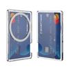 New Magnetic Clear Wallet Plastic Strong Adsorption Card Holder Portable Card Slots Cover for iPhone 16 15 Pro Max 14 13 12 Men