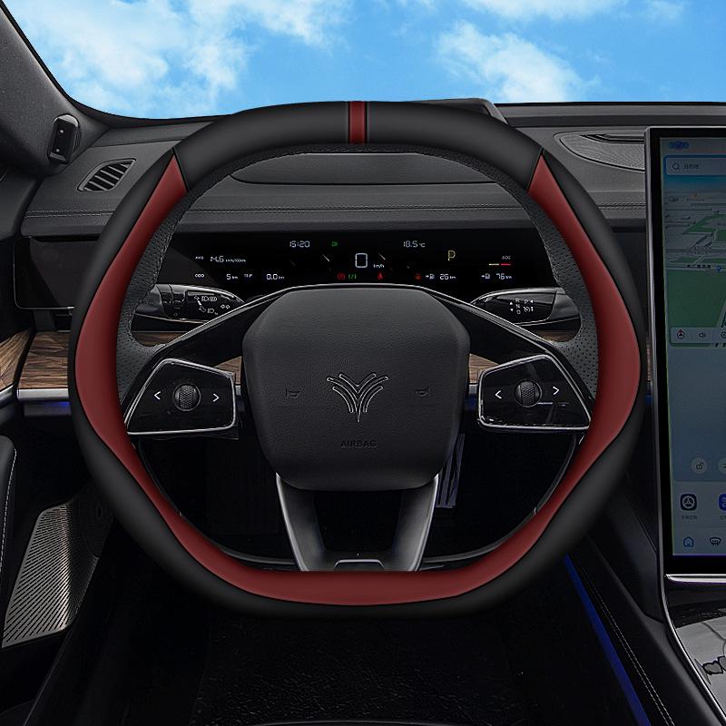 Nezha S Shooting Brake Ultra-thin Steering Wheel Cover: All-Season, Electric Car Compatible, Extended Range.
